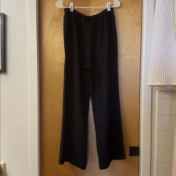 Reformation olina black linen pants size M - Picture 2 of 12